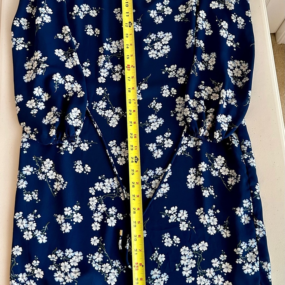 Ralph Lauren Navy Floral Long Sleeve Dress - Picture 7 of 15